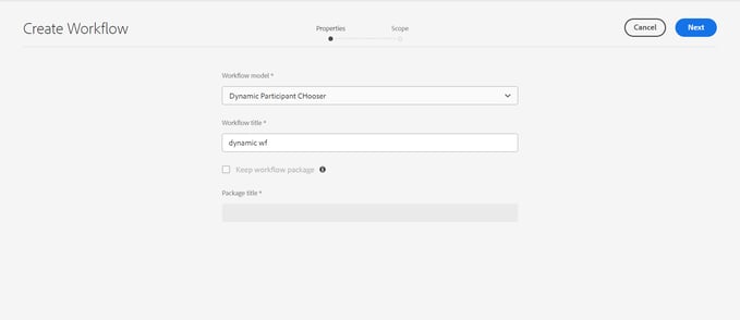 Custom Dynamic Participant Step Workflow