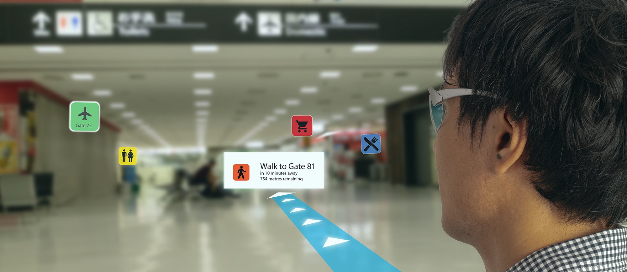Indoor Navigation and Personalized Way Finding at Airports