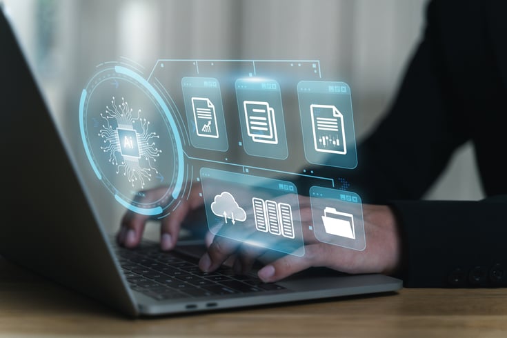 Intelligent Document Processing | Contract Data Management | Coforge Product Querier for multi-platform documentation & support for an American financial services company
