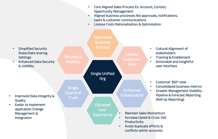 Salesforce organisation optimisation strategy - Single Unified Org