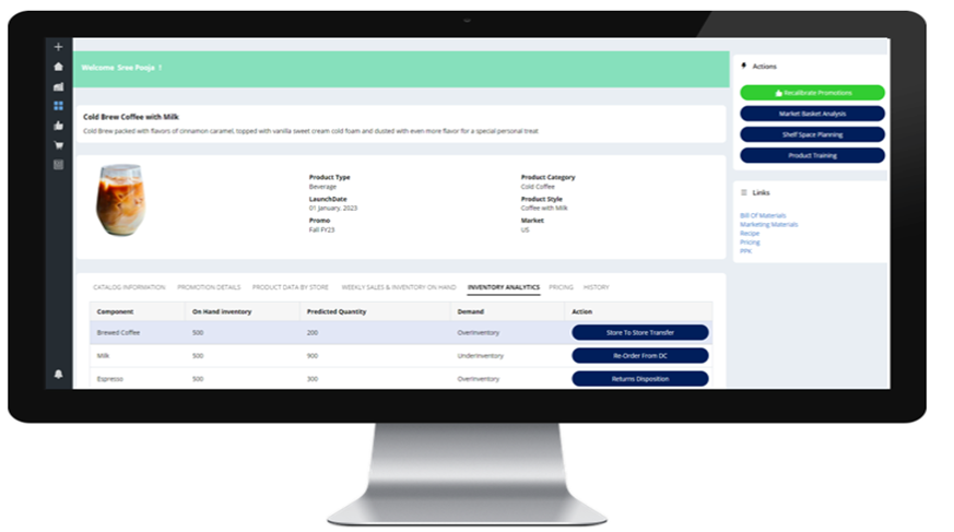 Dashboard - Predictive Inventory Management