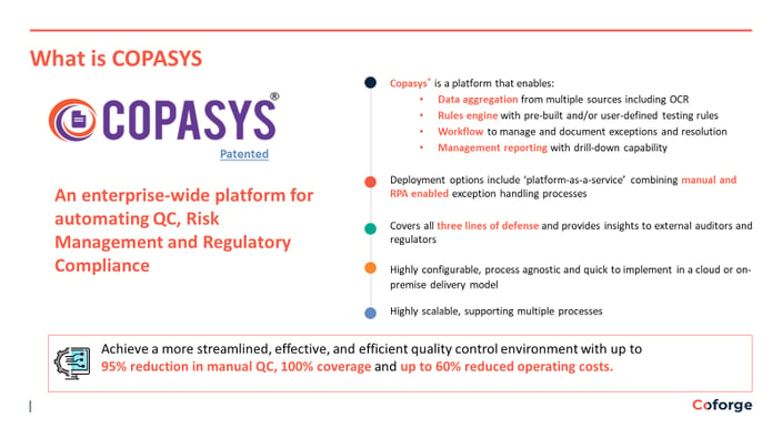 Automated risk and compliance platform - Copasys