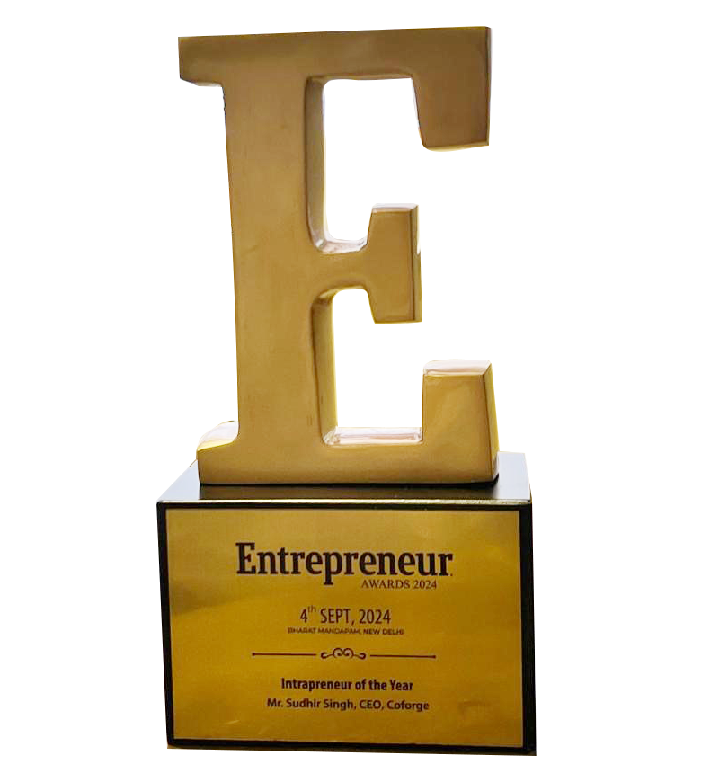 Entrepreneur-India_-Intrapreneur-of-the-Year_Sudhir-Singh_Coforge-Trophy