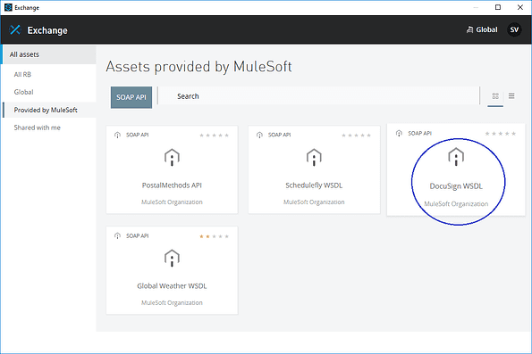 Integrating DocuSign with MuleSoft Anypoint Platform, Anypoint Exchange