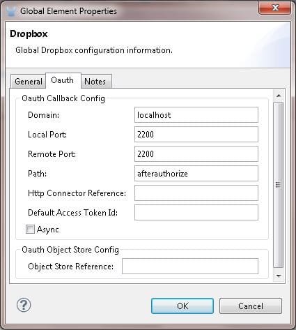 Integration with Dropbox using Mule ESB