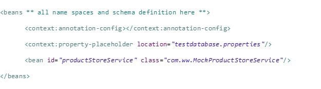 Test Automation of Mule Flows with Java Components and JDBC End Points, Sping Beans Definition Testing