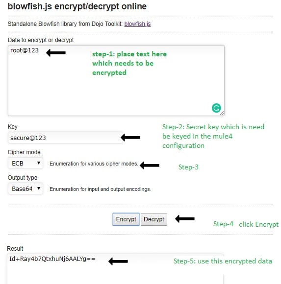 Password encryption