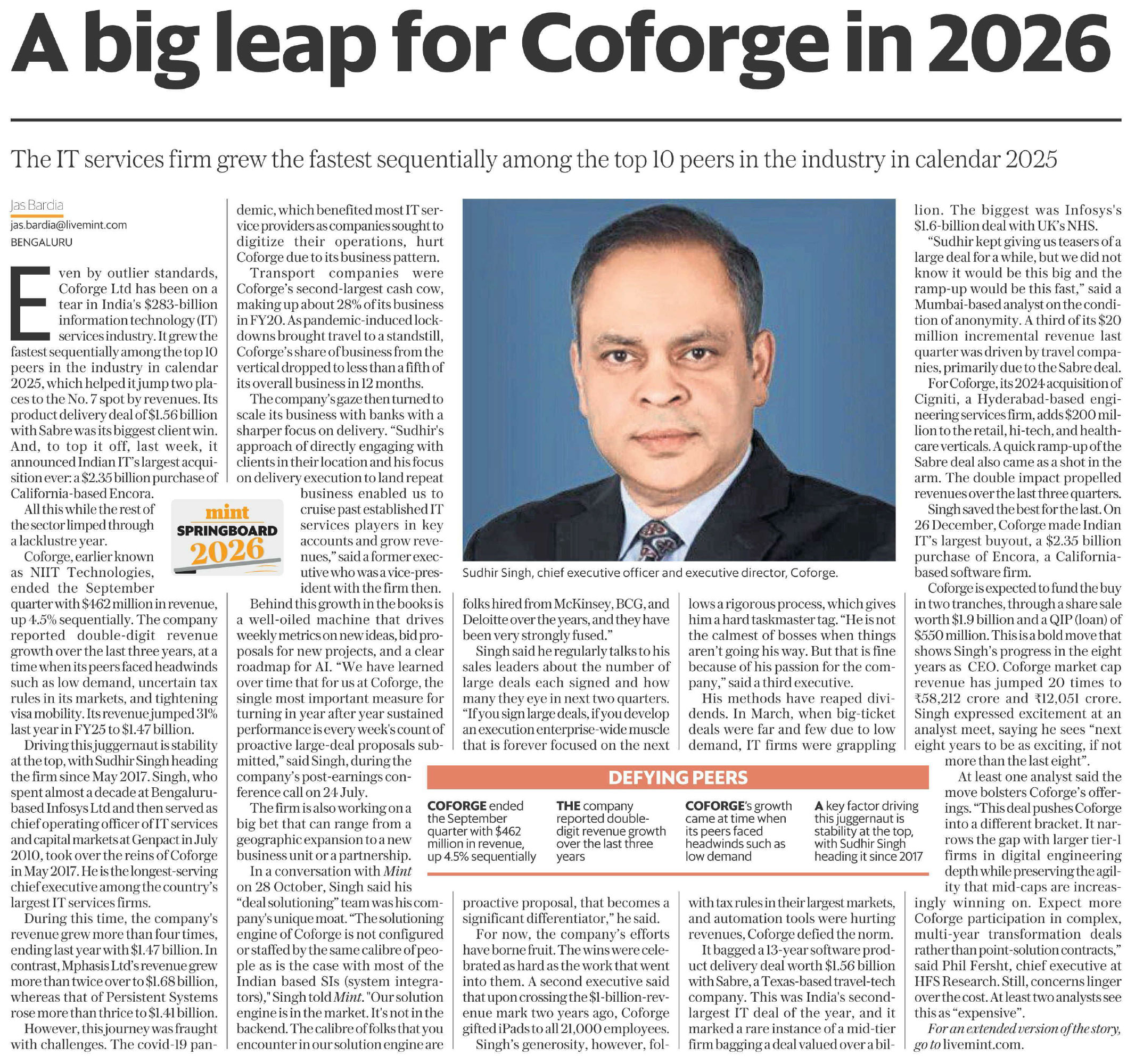 Riding the third wave- Business India