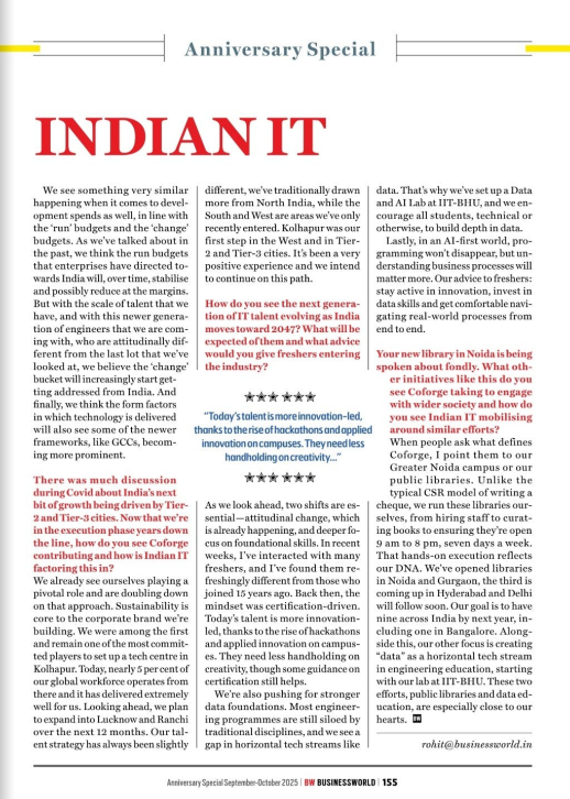 Riding the third wave- Business India