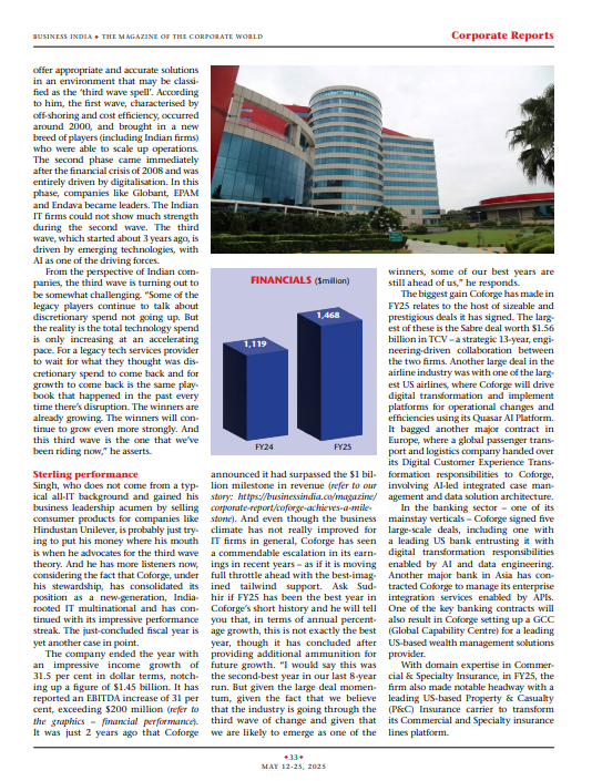 Riding the third wave- Business India