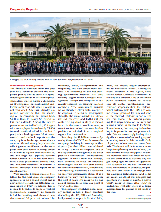 Riding the third wave- Business India